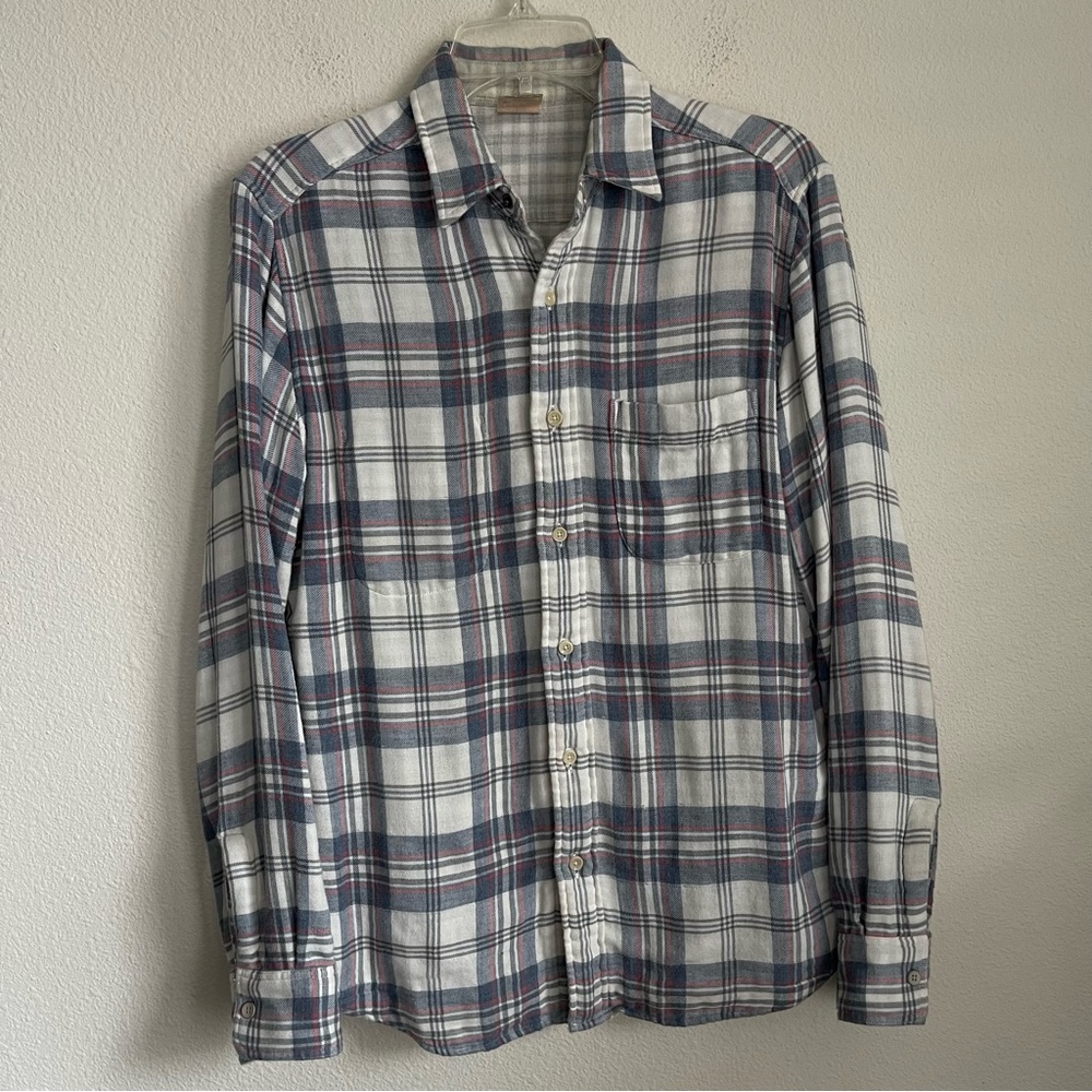 Faherty Reversible Flannel Button Down Long Sleev… - image 3